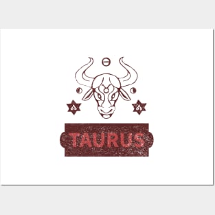 taurus zodiac sign test Posters and Art